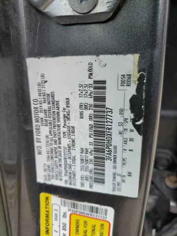 2015 FORD FUSION SE - 3FA6P0HDXFR127737