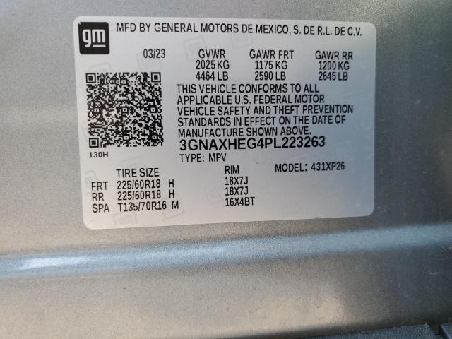 2023 CHEVROLET EQUINOX LS - 3GNAXHEG4PL223263