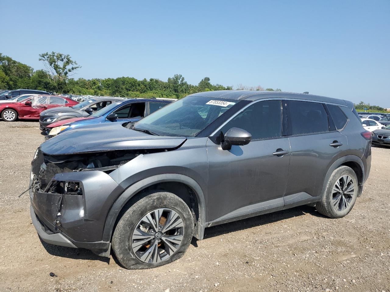 Lot #2919363353 2021 NISSAN ROGUE SV