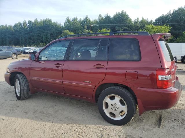 TOYOTA HIGHLANDER 2007 burgundy  gas JTEEP21A070222077 photo #3