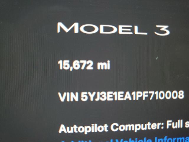 2023 TESLA MODEL 3 5YJ3E1EA1PF710008