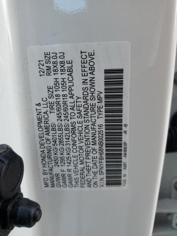 2022 HONDA PASSPORT T - 5FNYF8H68NB002516
