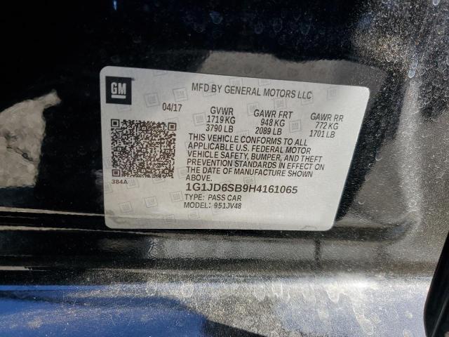 2017 CHEVROLET SONIC LT 1G1JD6SB9H4161065