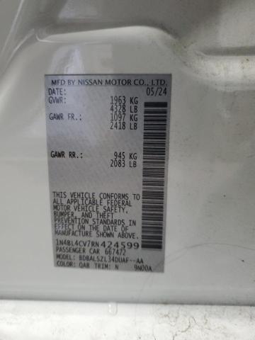 2024 NISSAN ALTIMA SR 1N4BL4CV7RN424599