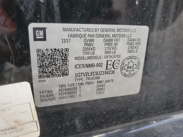 2018 GMC SIERRA K15 - 1GTV2LEC0JZ194238