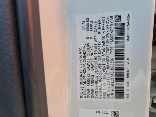 2025 HONDA CIVIC SPOR - 2HGFE2F54SH533396