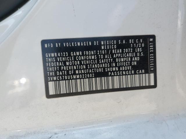 2021 VOLKSWAGEN JETTA S 3VWC57BU5MM022602