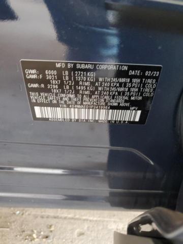 2023 SUBARU ASCENT PREMIUM 4S4WMAED1P3419964