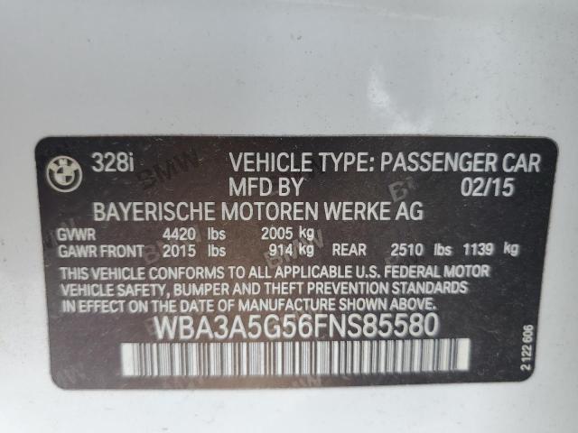 2015 BMW 328 I WBA3A5G56FNS85580