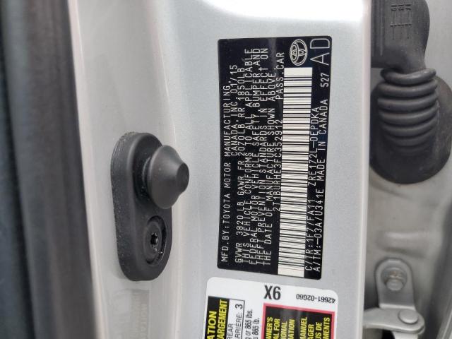 2015 TOYOTA COROLLA L 2T1BURHE3FC352912