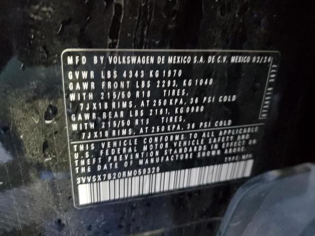 2024 VOLKSWAGEN TAOS SE - 3VVSX7B20RM059329