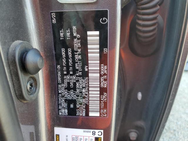 2023 TOYOTA 4RUNNER LIMITED JTEKU5JR7P6167076