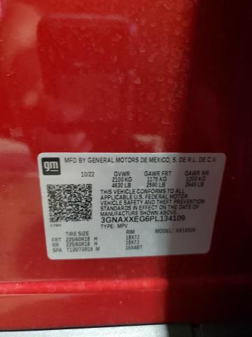 2023 CHEVROLET EQUINOX PR - 3GNAXXEG6PL134109