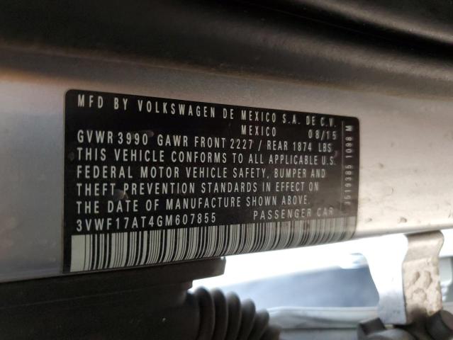 2016 VOLKSWAGEN BEETLE 1.8 3VWF17AT4GM607855