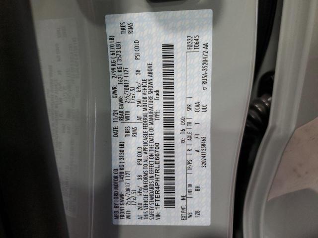 2024 FORD RANGER XL 1FTER4PH7RLE66700