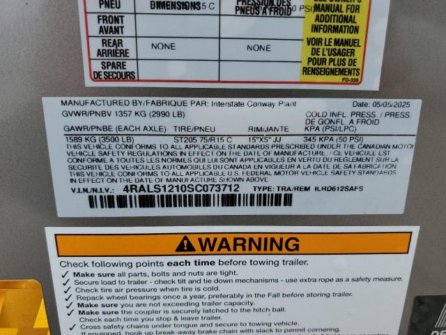 2025 INTERSTATE WEST UNKNOWN #3257154240