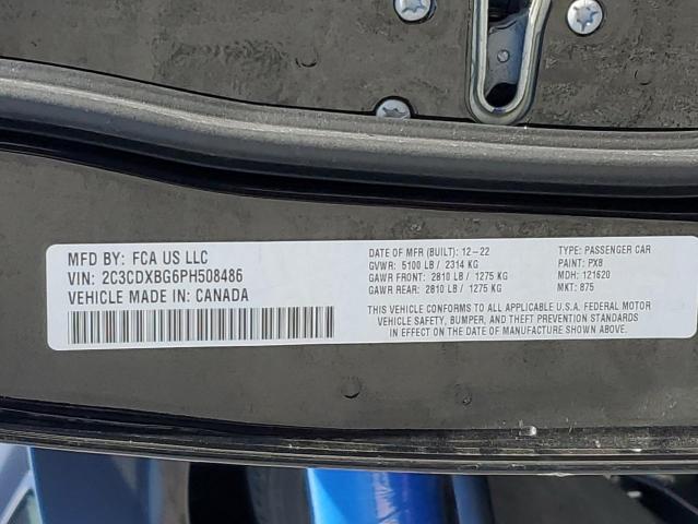 2023 DODGE CHARGER SX 2C3CDXBG6PH508486