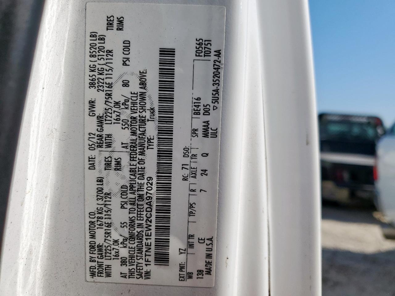 FORD ECONOLINE E150 VAN