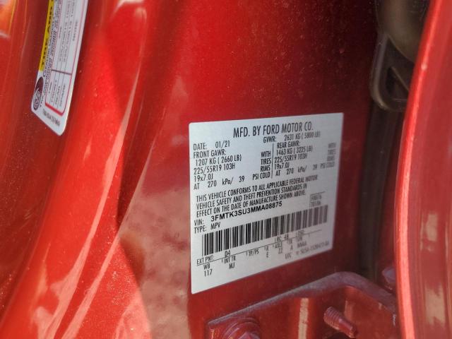 2021 FORD MUSTANG MA 3FMTK3SU3MMA08875
