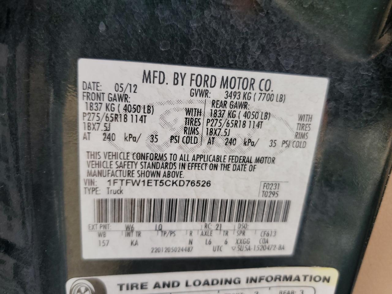 FORD F-150 SUPERCREW