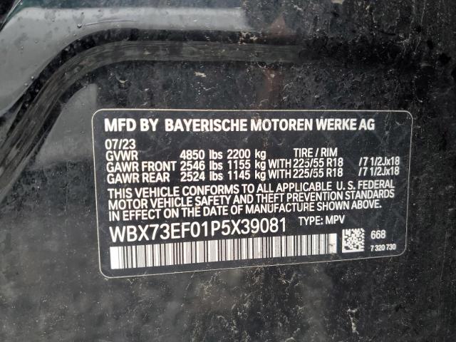 2023 BMW X1 XDRIVE2 - WBX73EF01P5X39081