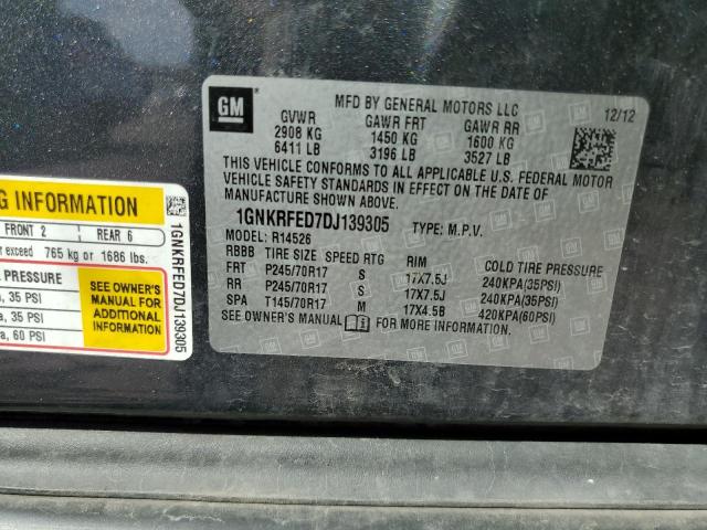 2013 CHEVROLET TRAVERSE LS #3265134783