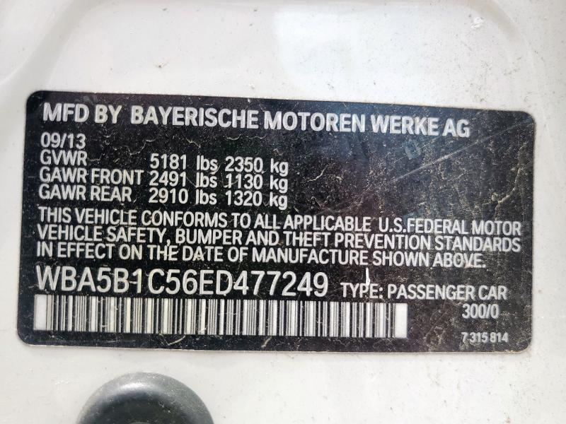 2014 BMW 535 I - WBA5B1C56ED477249