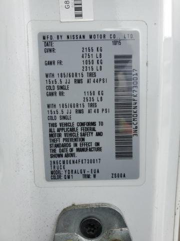 2015 NISSAN NV200 2.5S #3316967118