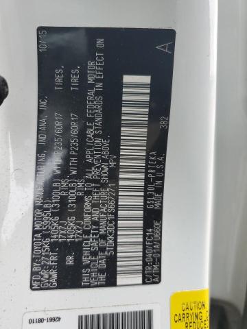 2015 TOYOTA SIENNA LE 5TDKK3DC1FS667271