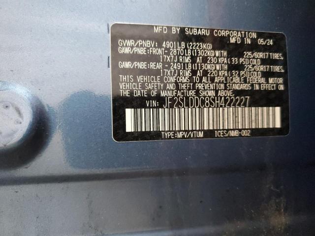 2025 SUBARU FORESTER PREMIUM JF2SLDDC8SH422227