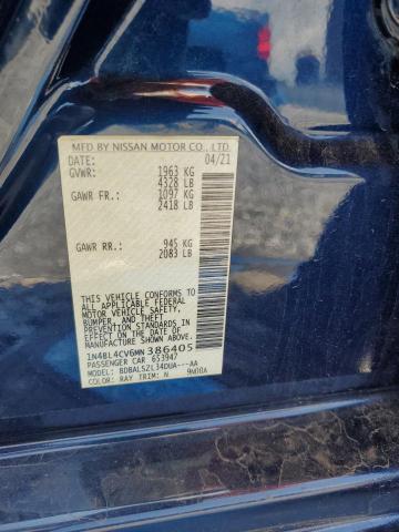 2021 NISSAN ALTIMA SR 1N4BL4CV6MN386405