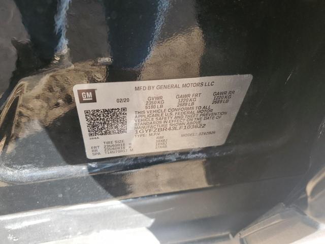 2020 CADILLAC XT4 LUXURY 1GYFZBR43LF103622