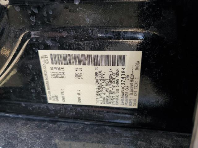 2019 NISSAN MAXIMA S - 1N4AA6AV7KC374384