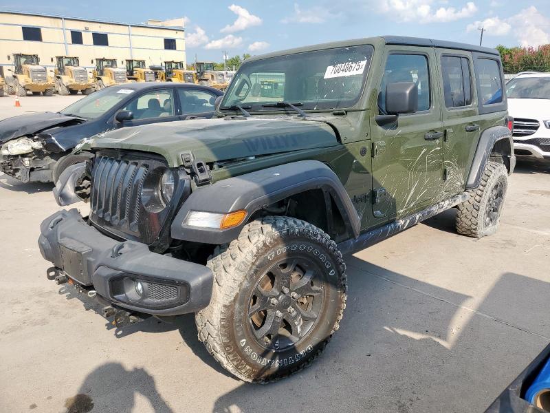 JEEP WRANGLER U 2020 green  gas 1C4HJXDN2LW332098 photo #1