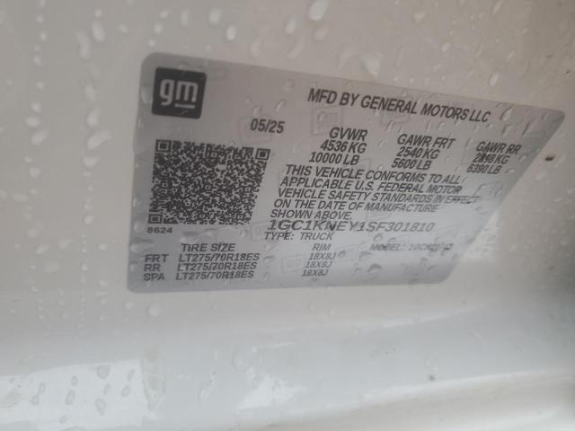 2025 CHEVROLET SILVERADO K2500 HEAVY DUTY LT - 1GC1KNEY1SF301810