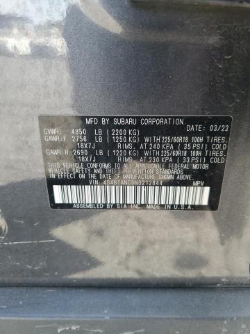 2022 SUBARU OUTBACK LI 4S4BTANC0N3212844