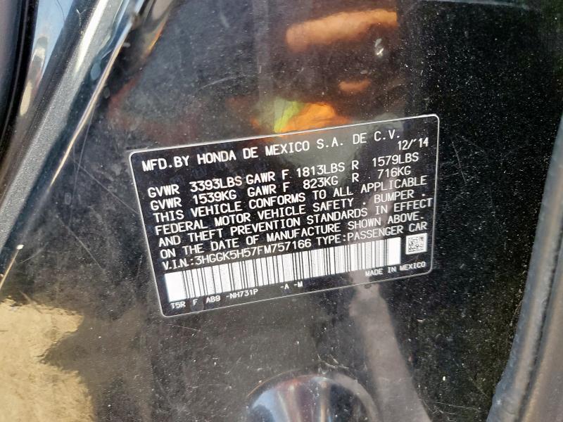 2015 HONDA FIT LX 3HGGK5H57FM757166