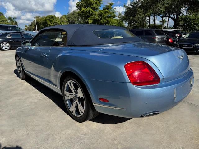 BENTLEY CONTINENTAL GTC 2008 blue  gas SCBDR33W38C051739 photo #3