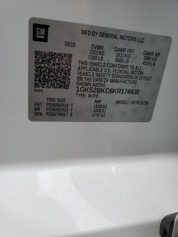 2019 GMC YUKON SLT - 1GKS2BKC6KR178830