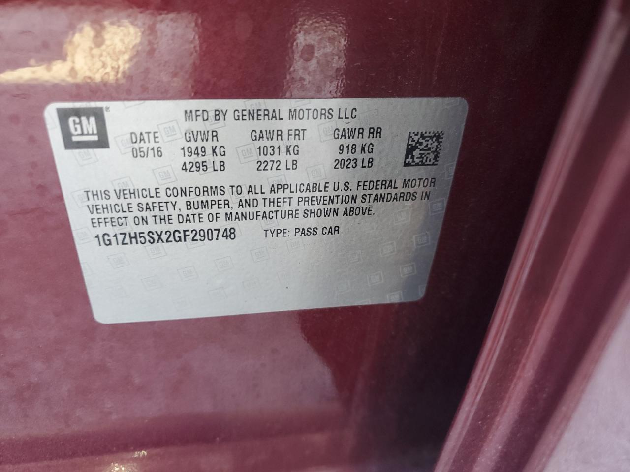 CHEVROLET MALIBU PREMIER