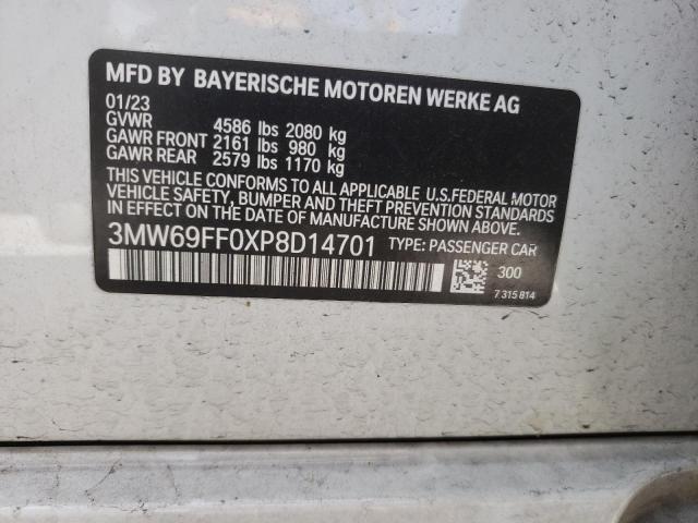2023 BMW 330I 3MW69FF0XP8D14701