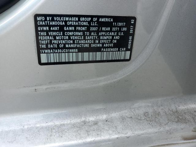2018 VOLKSWAGEN PASSAT SE - 1VWBA7A30JC016655