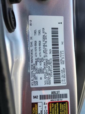 2018 TOYOTA TUNDRA CRE - 5TFAY5F11JX756116