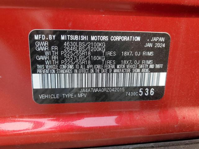 2024 MITSUBISHI ECLIPSE CR JA4ATWAA0RZ042015