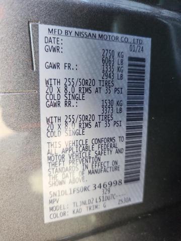 2024 INFINITI QX60 LUXE 5N1DL1FS0RC346998