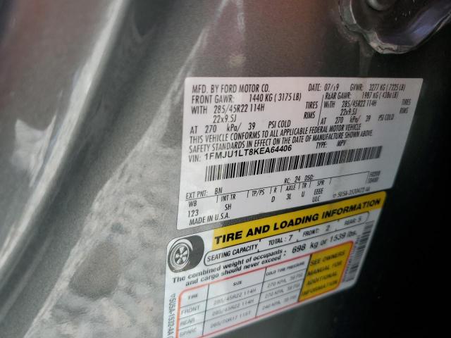 2019 FORD EXPEDITION PLATINUM 1FMJU1LT8KEA64406