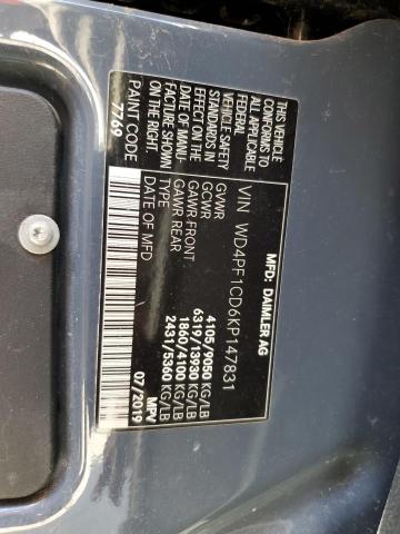 2019 MERCEDES-BENZ SPRINTER 2500/3500 WD4PF1CD6KP147831