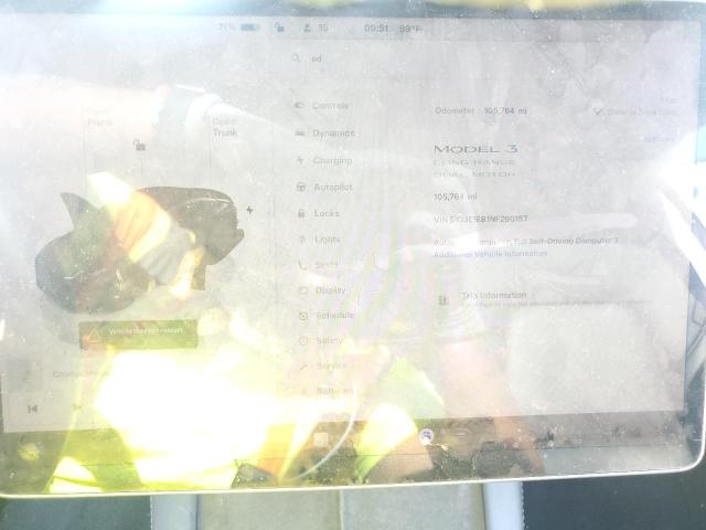 2022 TESLA MODEL 3 5YJ3E1EB1NF290157