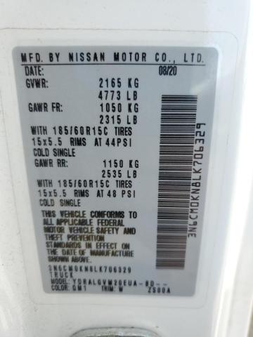 2020 NISSAN NV200 2.5S 3N6CM0KN8LK706329