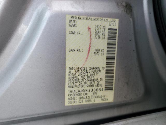 2014 NISSAN ALTIMA 2.5 - 1N4AL3AP0EN333064